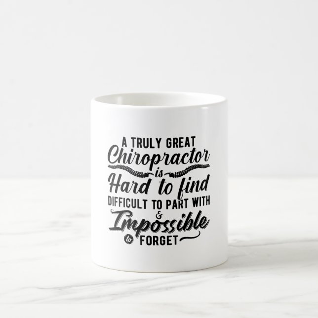 Chiropractic Truly Great Chiropractor Spine Chiro Coffee Mug (Center)