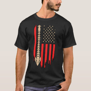 Chiropractic Usa Flag Chiropractor Spine Surgeon G T-Shirt