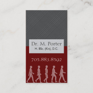 Chiropractie et carte de visite Médicale -