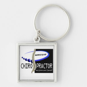 CHIROPRACTOR - ALL SPINE AND DANDY - BONES R US KEYCHAIN