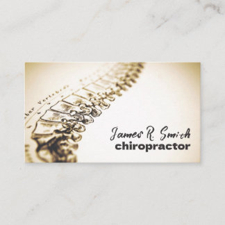 Chiropractor  business card