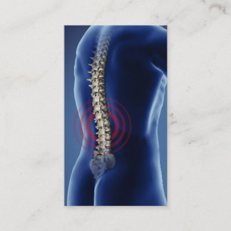 Chiropractor Business Card2 Card