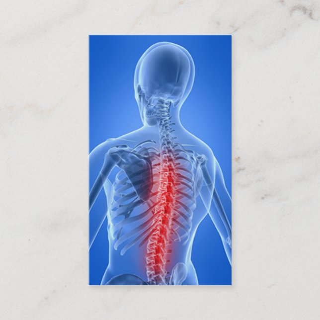Chiropractor Business Card5 Business Card (Front)