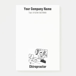 Chiropractor Cartoon Notes