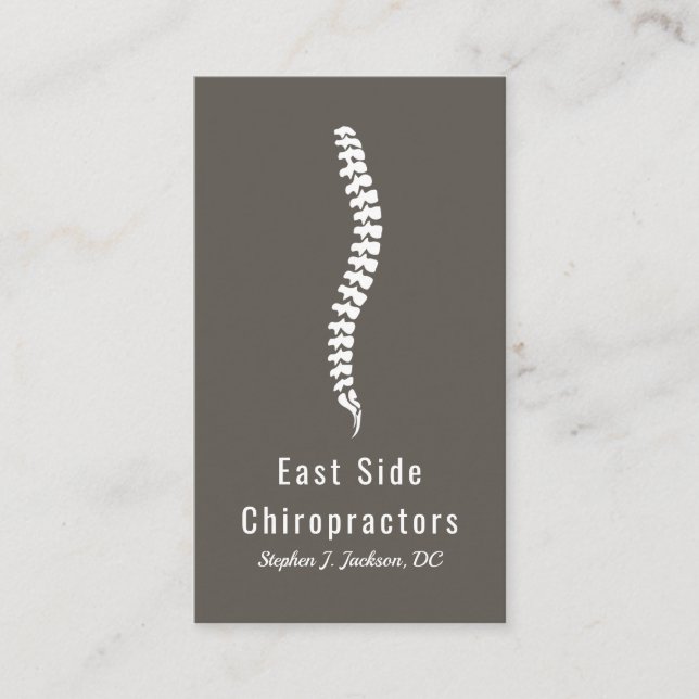 Chiropractor Chiropractic Health Business Card (Front)