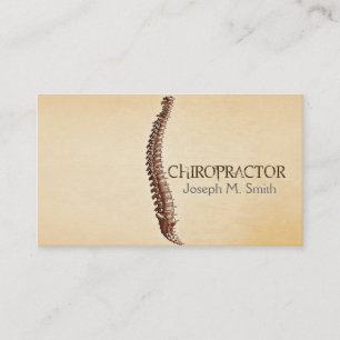 Chiropractor, Chiropractic, Health Business Card