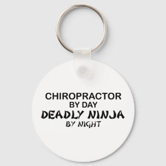 Chiropractor Deadly Ninja by Night Keychain