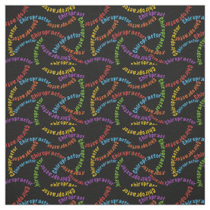 Chiropractor Fabric in Black