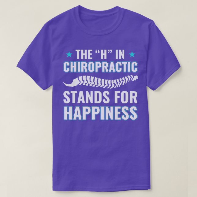 Chiropractor Funny Chiropractic Assistant Student T-Shirt (Design Front)