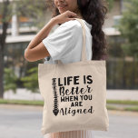 Chiropractor Life is Better When Aligned Coworker Tote Bag<br><div class="desc">Chiropractor Life is Better When Aligned Coworker Tote Bag. Perfect for a chiropractor or coworker</div>