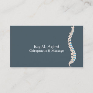 Chiropractor & Massage Business Card