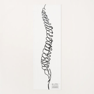 Chiropractor Massage Therapy Spine Yoga Mat