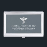 Chiropractor Personalized Business Card Holder<br><div class="desc">Custom business card holder tailored to a doctor of Chiropractic Medicine.</div>