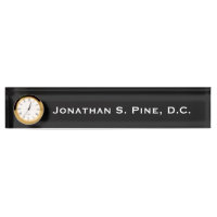 Chiropractor Personalized Desk Nameplate