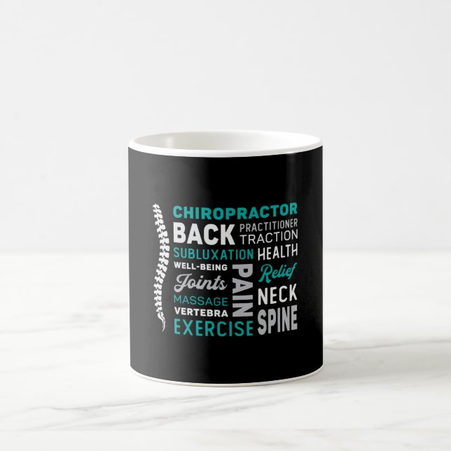 Chiropractor Spine Chiro Medicine Chiropractic Coffee Mug (Center)