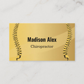 Chiropractor Spine Therapist Business Card