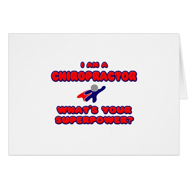 Chiropractor .. What's Your Superpower? (Front Horizontal)