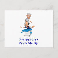 Chiropractors Crack Me Up Postcards