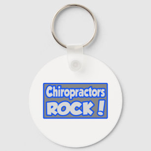 Chiropractors Rock! Keychain