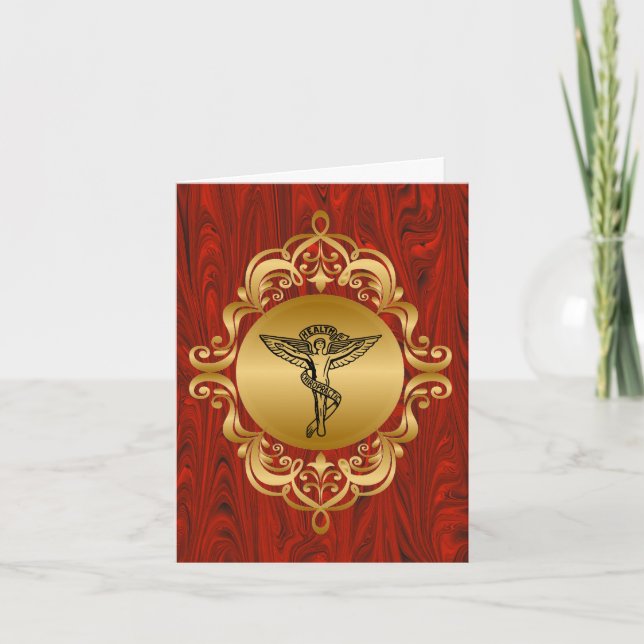 Chiropratique Médicale Symbole Carte de remercieme (Devant)