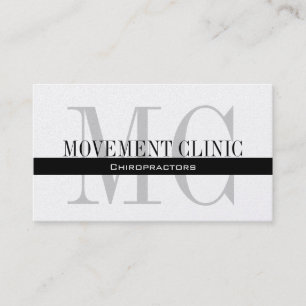 Chiropratique professionnelle Carte de visite Gold