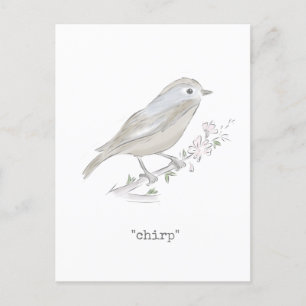 Chirp Little Finch Postcard