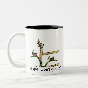Chirping Crickets Two-Tone Coffee Mug