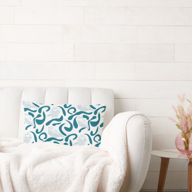 Chirps of Nature Lumbar Pillow (Couch)