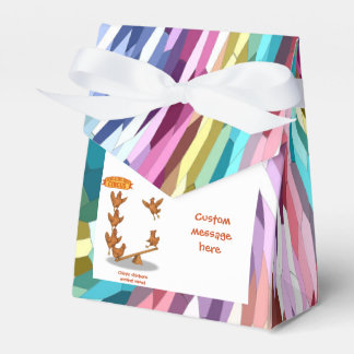 Chirpy Chickens acrobat squad Favor Box