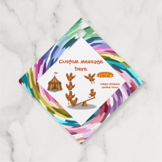 Chirpy Chickens acrobat squad Favour Tags