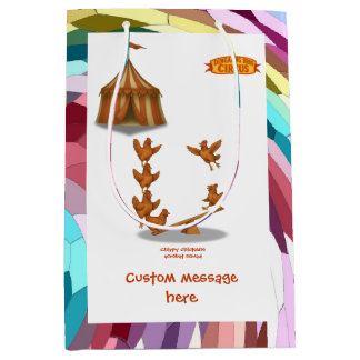 Chirpy Chickens acrobat squad Medium Gift Bag