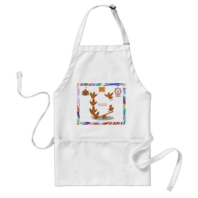 Chirpy Chickens acrobat squad Standard Apron (Front)
