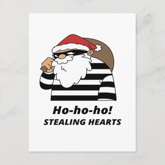 chirstmas stealing heart  enclosure card (Front)