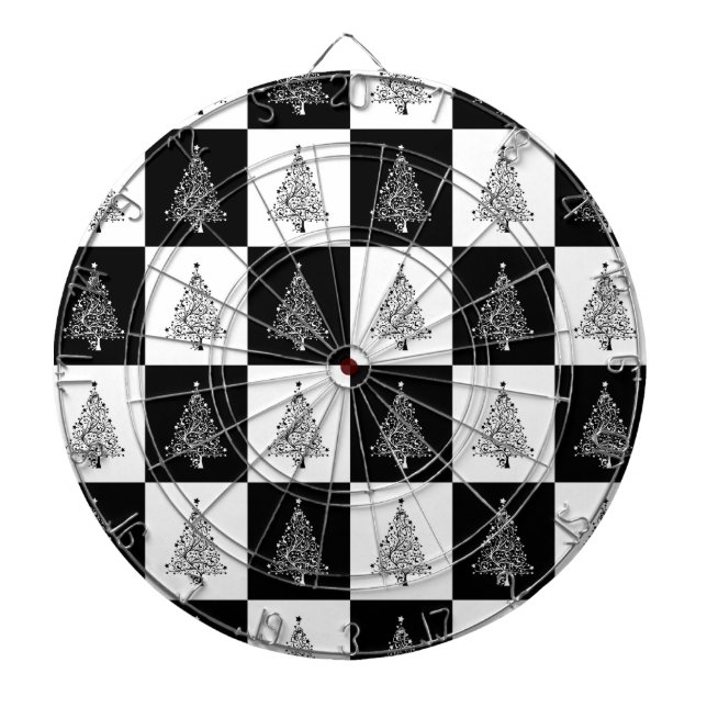 Chirstmas Tree Chess Dartboard (Front)