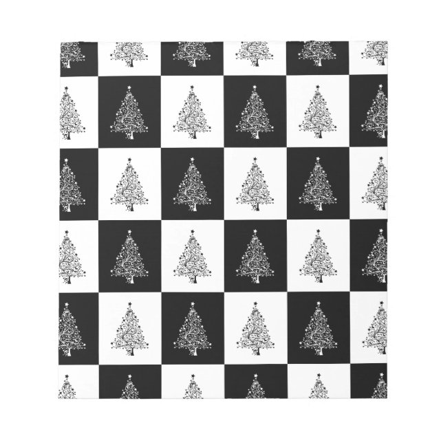 Chirstmas Tree Chess Notepad (Front)