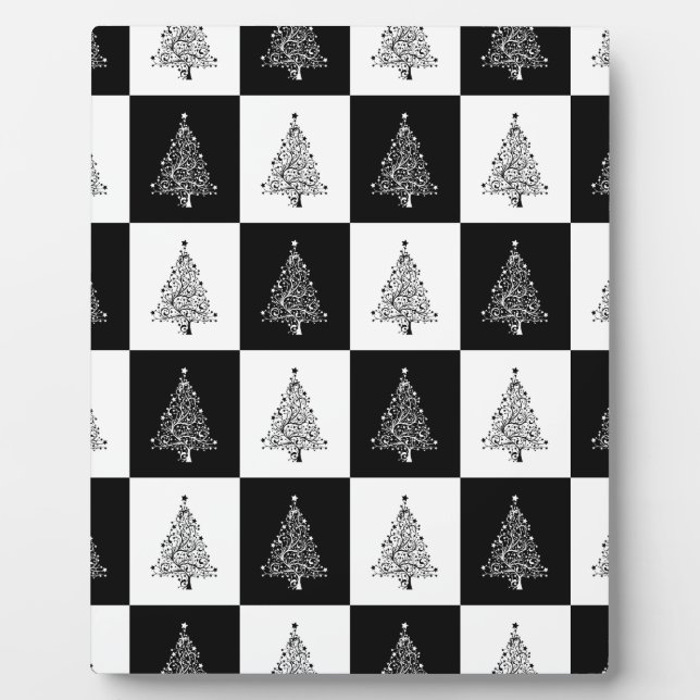 Chirstmas Tree Chess Plaque (Front)