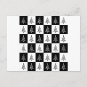 Chirstmas Tree Chess Postcard