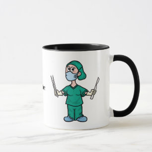 Chirurgien avec des outils Mug