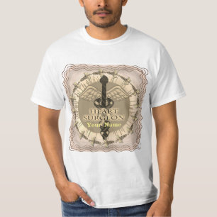 Chirurgien cardiaque Caduceus médecin T-shirt