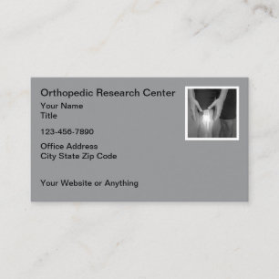 Chirurgien orthopédique Thème Cartes de visite