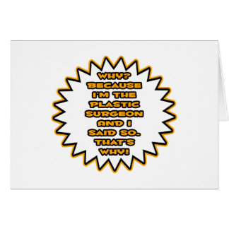 Chirurgien Plastique Drôle ... Parce Que Je L'Ai D