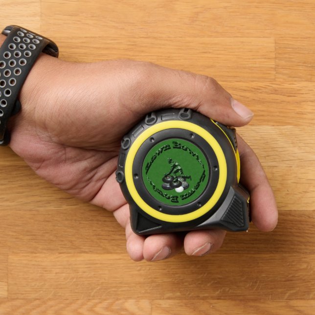 Chiseled Green Lawn Bowls Design, Tape Measure 1 (Home)