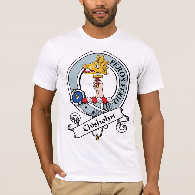 Chisholm Clan Badge T-Shirt (Front)