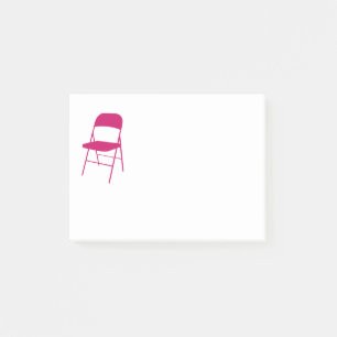 Chisholm   Folding Chair Notes   Hot Pink