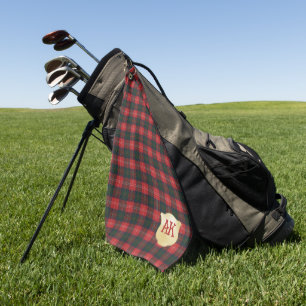 Chisholm Modern Original Scottish Tartan  Golf Towel