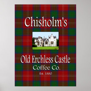 Chisholm's Old Erchless Castle Coffee Co. Poster