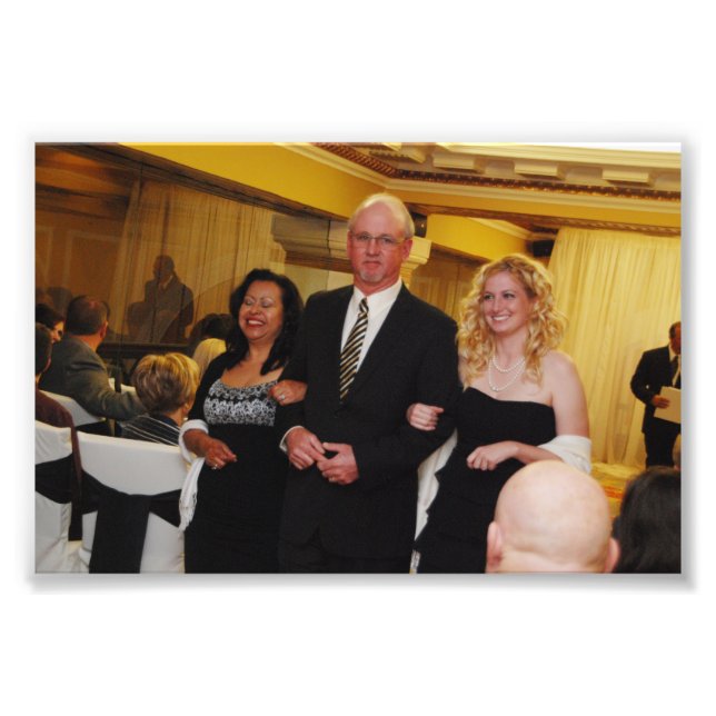 Chitra & Jeffrey: Wedding Photo Print (Front)