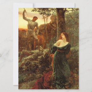 Chivalry (by Frank Dicksee) Card