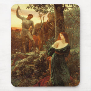 Chivalry (by Frank Dicksee) Mouse Pad
