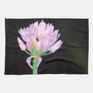 Chives Flower Kitchen Towel